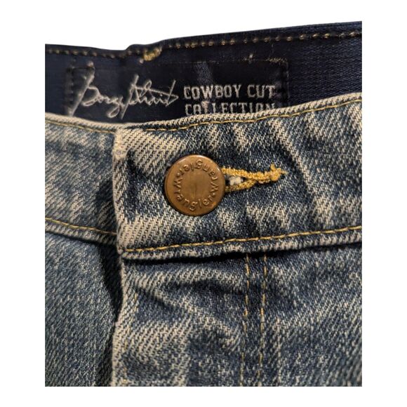 Men's 40X30 WRANGLER Denim George Straight Cowboy Cut Collection Stretch Jeans - Picture 9 of 10